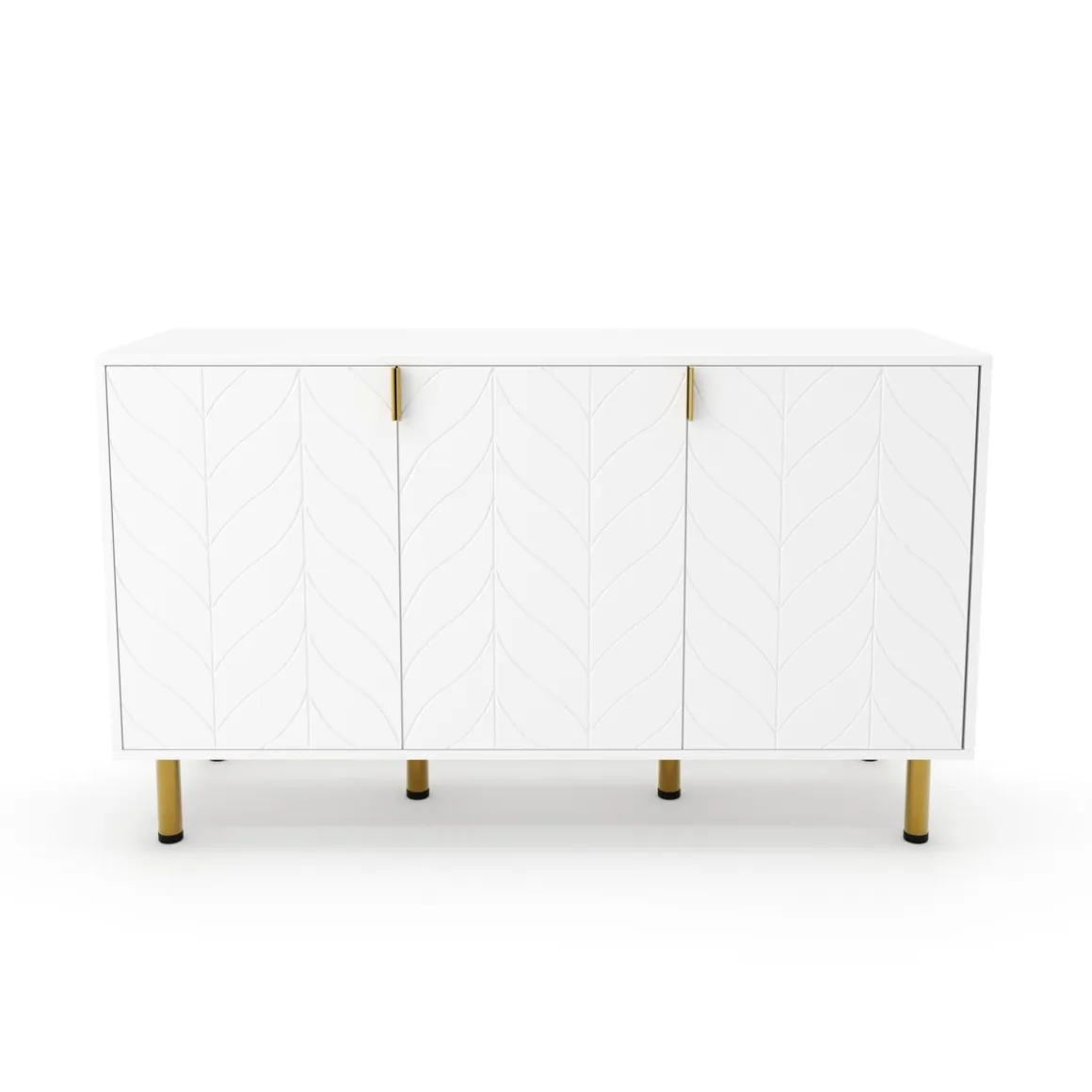 Sideboard MARGO 127 x 75 cm weiss