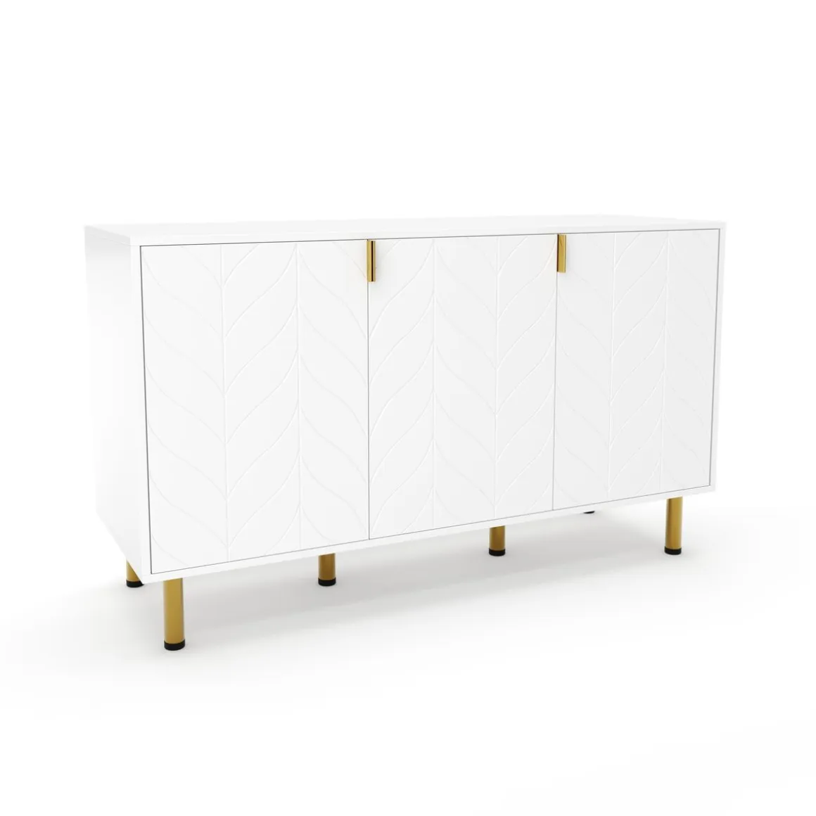 Sideboard MARGO 127 x 75 cm weiss