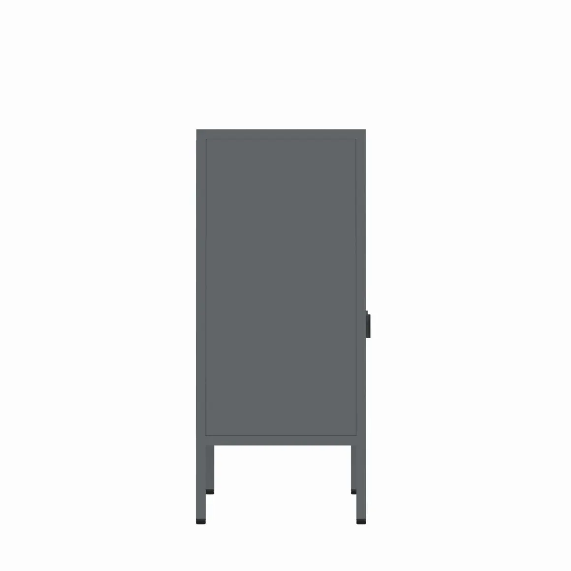 Sideboard Metall AMET 119 x 80 cm grau
