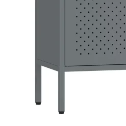 Sideboard Metall AMET 119 x 80 cm grau