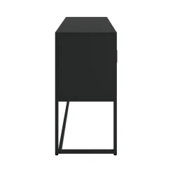 Sideboard Metall AMET 120 x 80 cm schwarz
