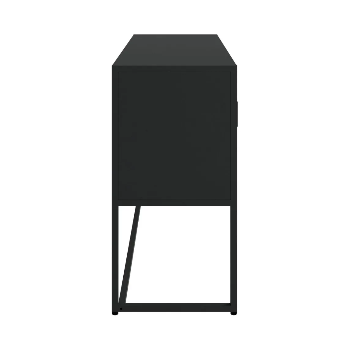 Sideboard Metall AMET 120 x 80 cm schwarz