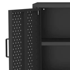 Sideboard Metall AMET 82 x 80 cm schwarz