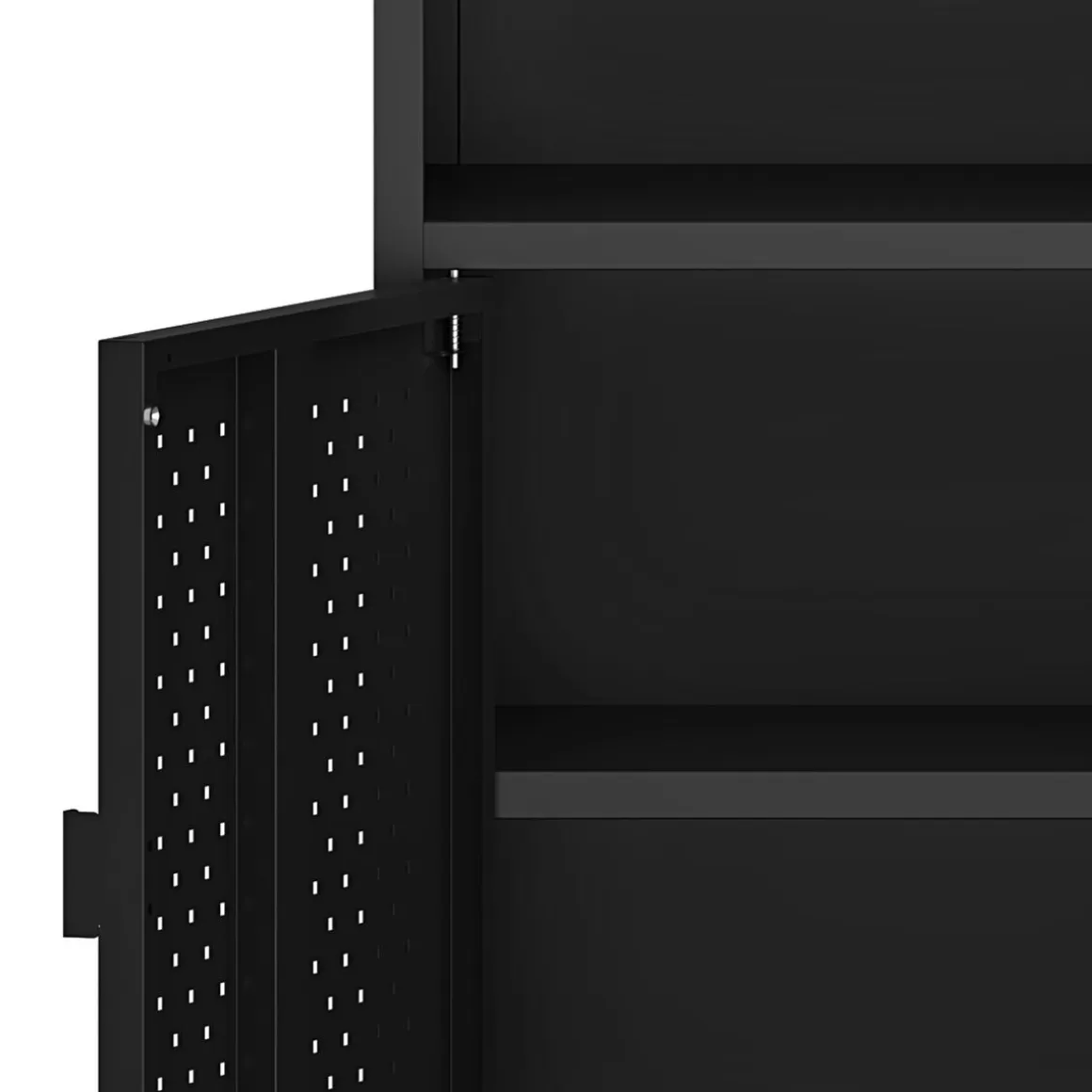 Sideboard Metall AMET 119 x 80 cm schwarz