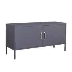 Sideboard Metall KLAUS 115 x 59 cm anthrazit