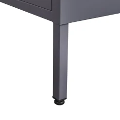 Sideboard Metall KLAUS 115 x 59 cm anthrazit