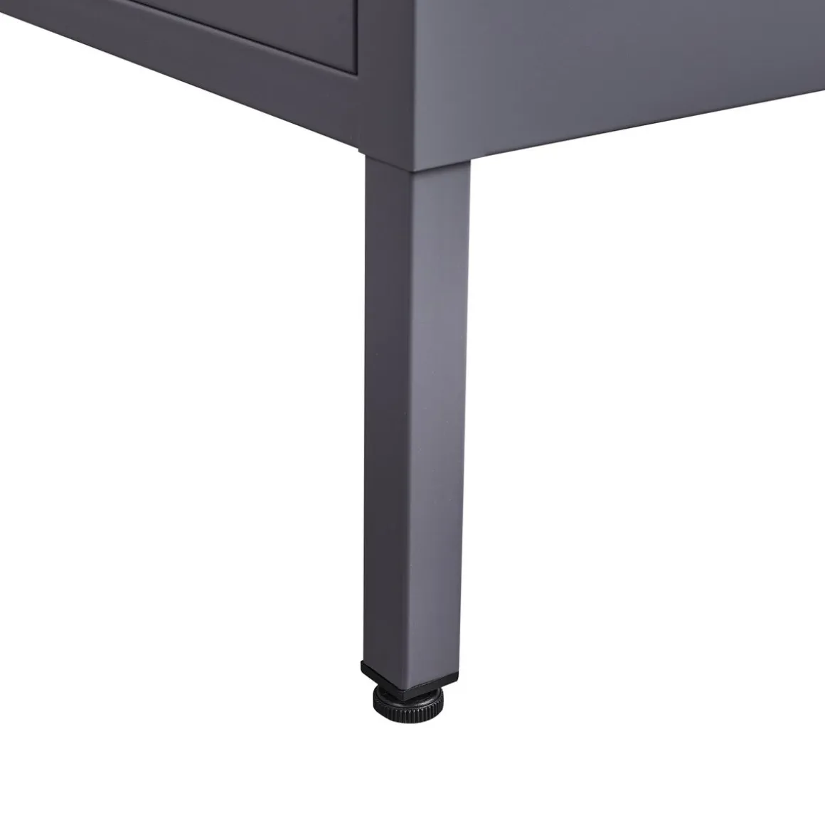 Sideboard Metall KLAUS 115 x 59 cm anthrazit
