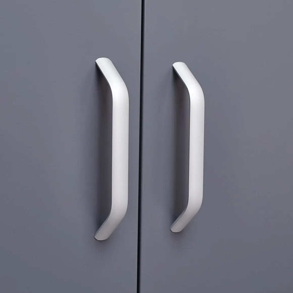 Sideboard Metall KLAUS 115 x 59 cm anthrazit