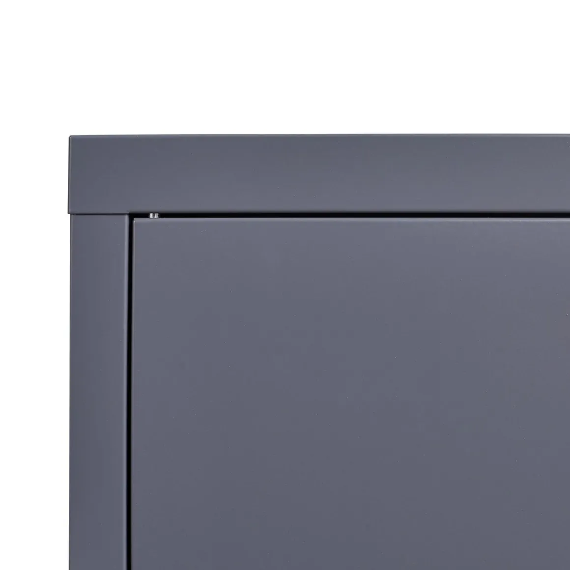 Sideboard Metall KLAUS 115 x 59 cm anthrazit