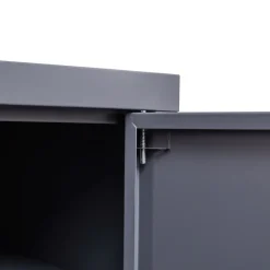 Sideboard Metall KLAUS 115 x 59 cm anthrazit
