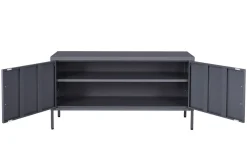 Sideboard Metall KLAUS 115 x 59 cm anthrazit