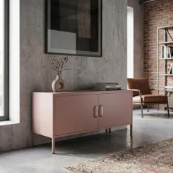 Sideboard Metall KLAUS 115 x 59 cm taupe