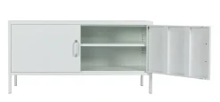 Sideboard Metall KLAUS 115 x 59 cm weiss