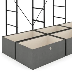 Sideboard MIKA 119 x 100 cm anthrazit