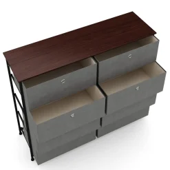 Sideboard MIKA 119 x 100 cm anthrazit