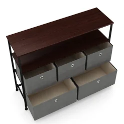 Sideboard MIKA 100 x 78 cm anthrazit