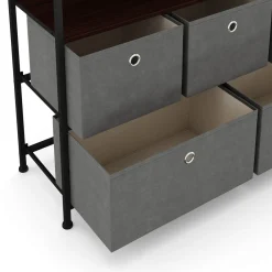 Sideboard MIKA 100 x 78 cm anthrazit