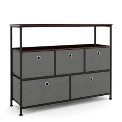 Sideboard MIKA 100 x 78 cm anthrazit