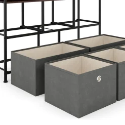 Sideboard MIKA 100 x 78 cm anthrazit