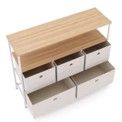 Sideboard MIKA 100 x 78 cm beige
