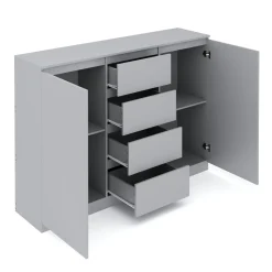 Sideboard TALA 140 x 100 cm grau