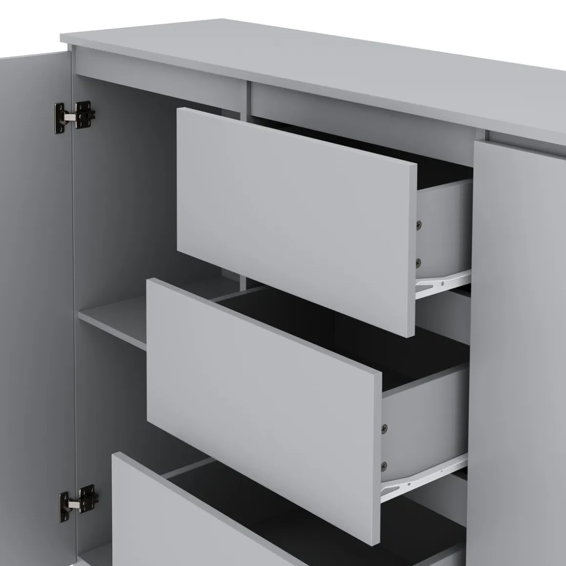 Sideboard TALA 140 x 100 cm grau