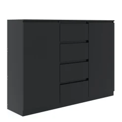 Sideboard TALA 140 x 100 cm schwarz