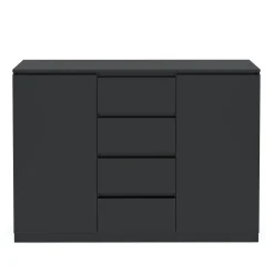 Sideboard TALA 140 x 100 cm schwarz