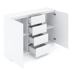 Sideboard TALA 140 x 100 cm weiss