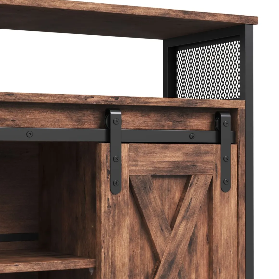 Sideboard Vintage BONITA mit Schiebetüren 100 x 80 cm
