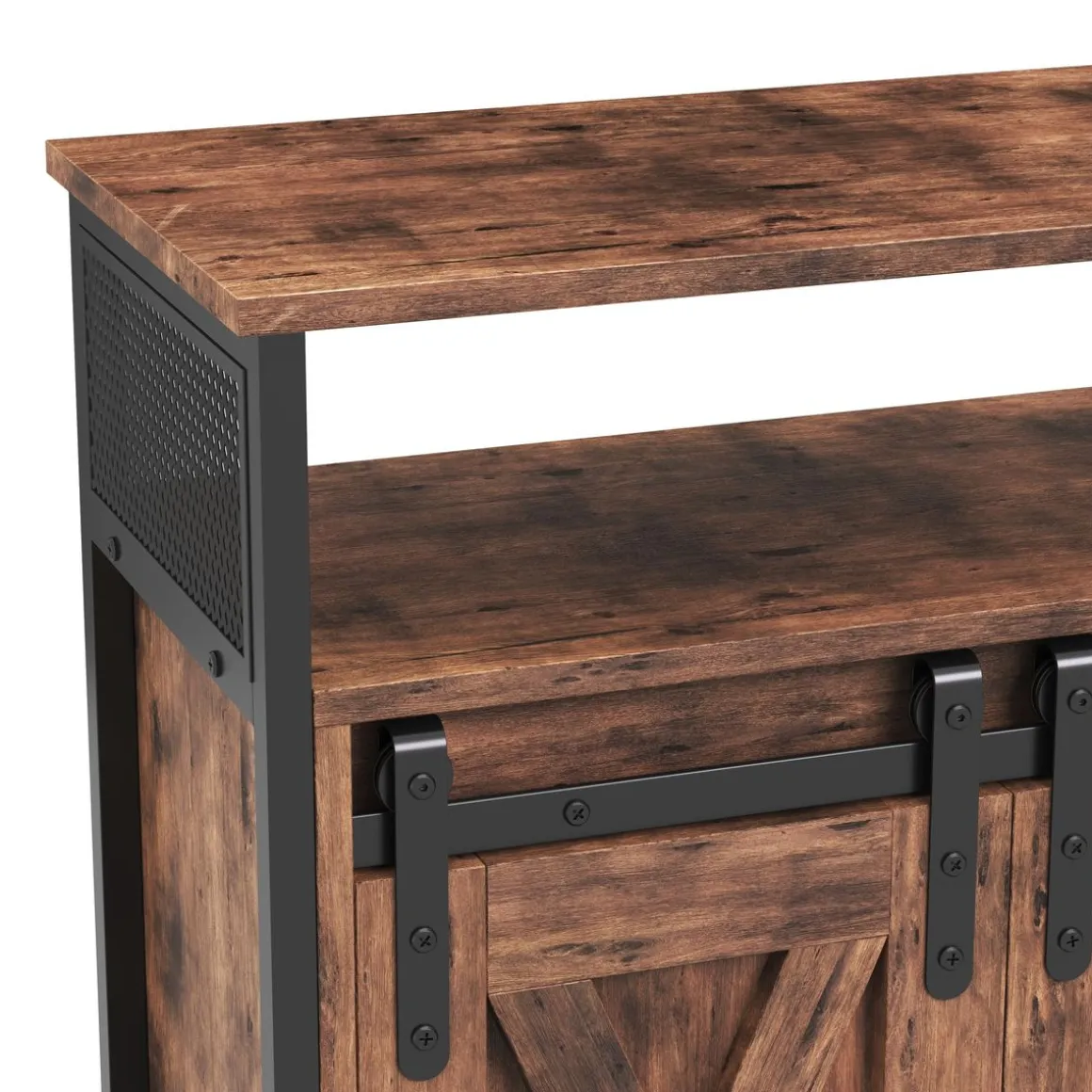 Sideboard Vintage BONITA mit Schiebetüren 100 x 80 cm