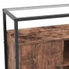 Sideboard Vintage BONITA mit Glasplatte 100 x 80 cm