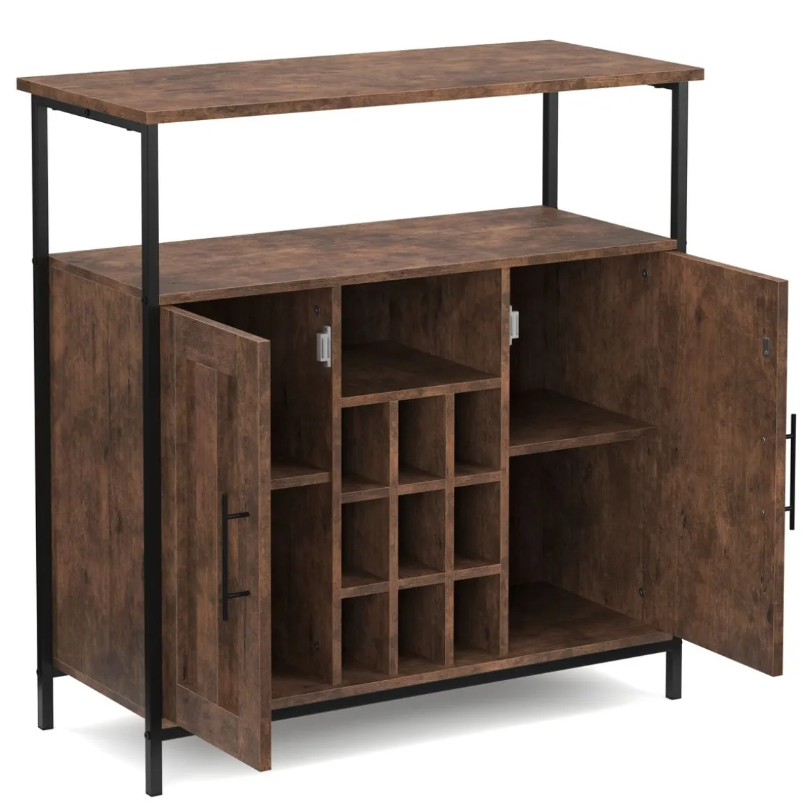 Sideboard Vintage BONITA mit Weinregal 100 x 80 cm