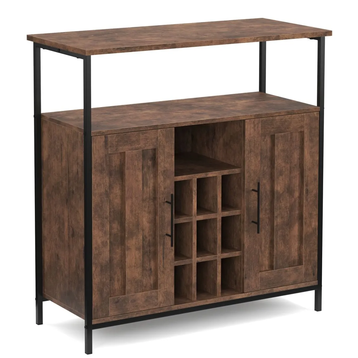 Sideboard Vintage BONITA mit Weinregal 100 x 80 cm