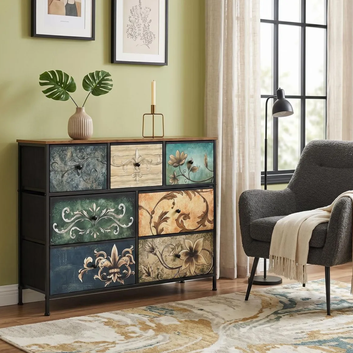 Sideboard Vintage FIORELLA 100 x 79 cm