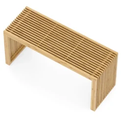 Sitzbank Bambus NORESSO 90 cm natur