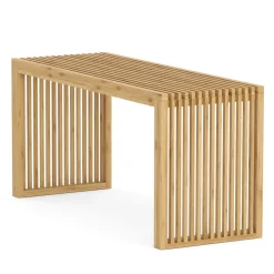 Sitzbank Bambus NORESSO 90 cm natur