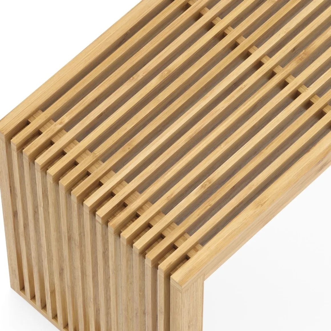 Sitzbank Bambus NORESSO 90 cm natur