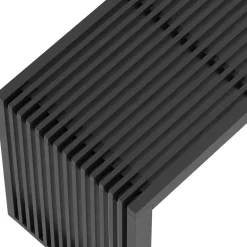Sitzbank Bambus NORESSO 90 cm schwarz