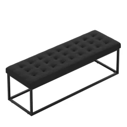 Sitzbank CELINA 120 cm schwarz