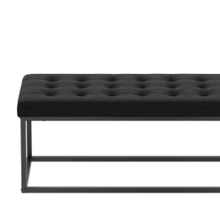 Sitzbank CELINA 120 cm schwarz
