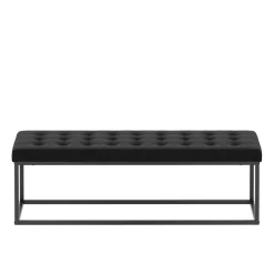 Sitzbank CELINA 120 cm schwarz