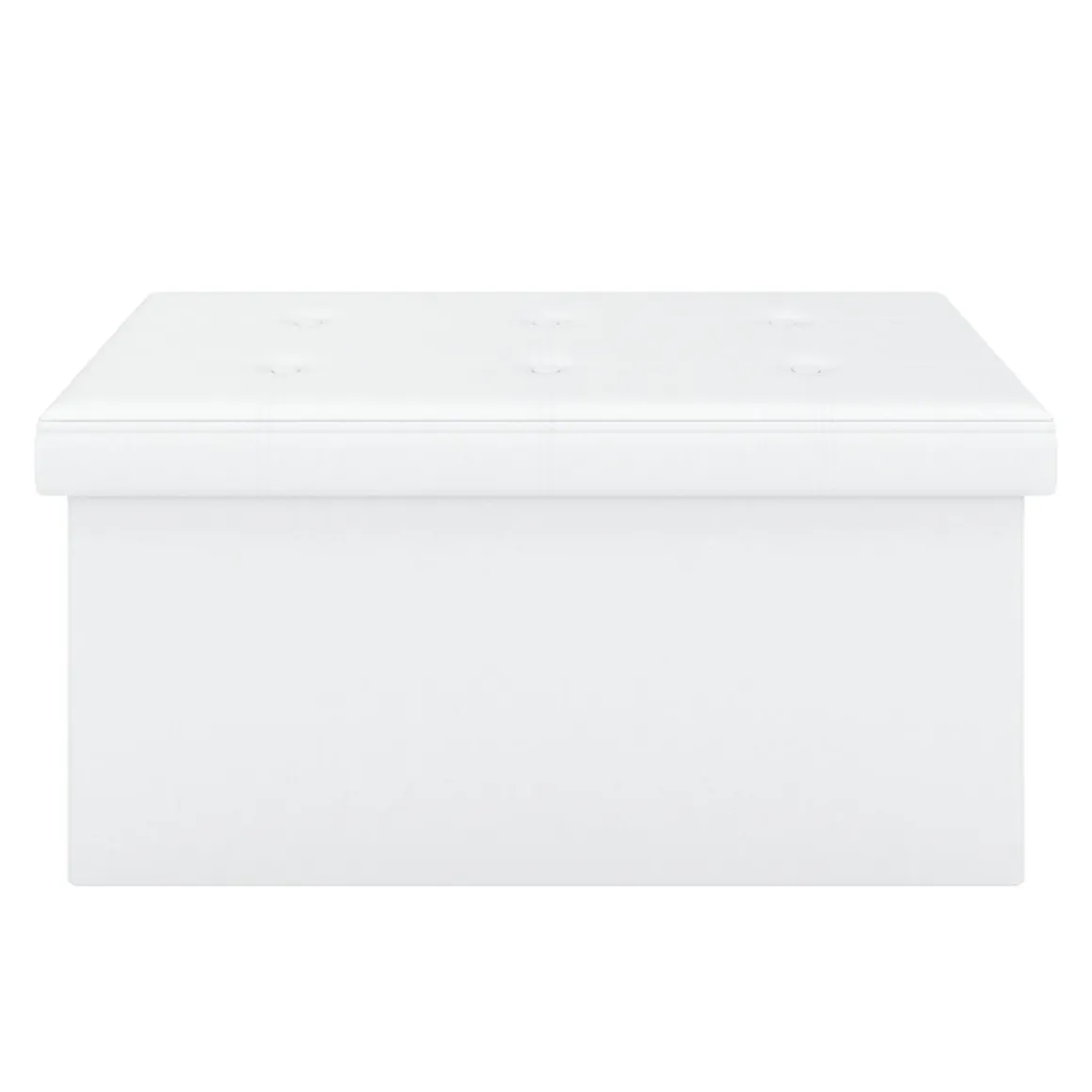 Sitzbank Leder JORIS 76 cm weiss