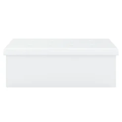 Sitzbank Leder QUINN 114 cm weiss