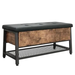 Sitzbank Leder Vintage BONITA