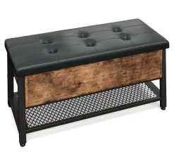 Sitzbank Leder Vintage BONITA