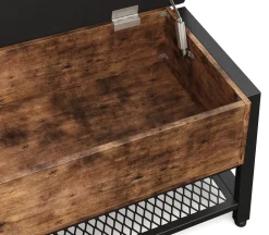 Sitzbank Leder Vintage BONITA