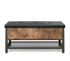 Sitzbank Leder Vintage BONITA