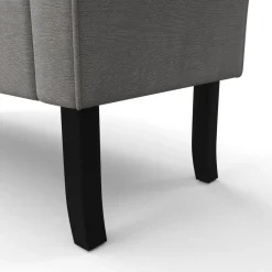 Sitzbank mit Lehne ESTER grau
