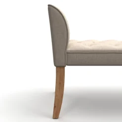 Sitzbank mit Lehne LUBA beige